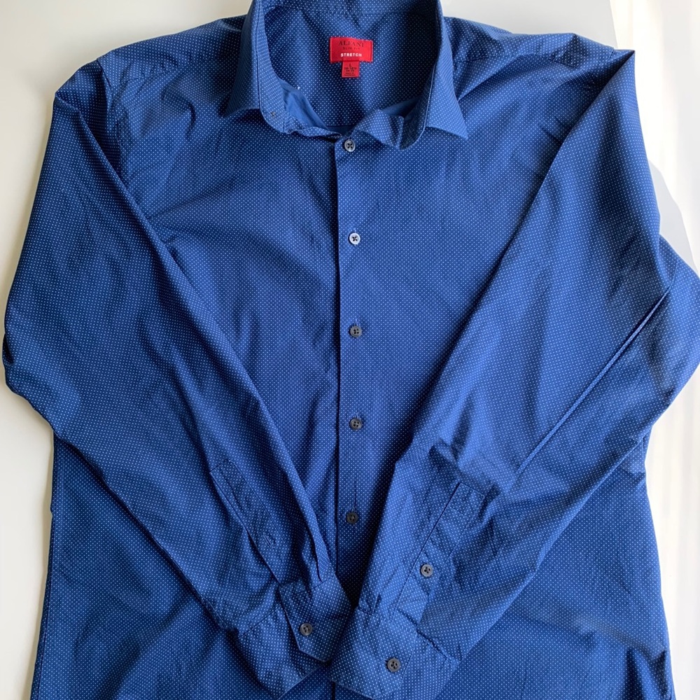 Alfani Slim Fit Stretch Button Down